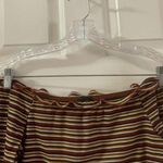 Rue 21 Multicolor Striped Off the Shoulder Crop Top Photo 3