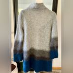 STRENESSE Mohair Wool Cardigan Sweater Gray Size 6 Photo 1
