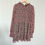 Lulus  Long Sleeve Floral Dress - Pink and Black Photo 5