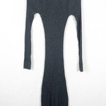 Anthropologie Daily Practice by Sheer Sparkle Sweater Midi Dress Medium Knit Photo 3
