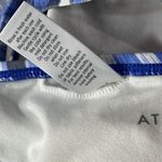 Athleta XX-Small Blue Wailea Swim Bikini Top Strappy Striped UPF 50+ Padded Cups Photo 6