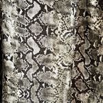 Lavender Brown Green Snakeskin Print Sheer Blouse - Small Photo 2