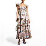 NWT CeliaB Tiered Ruffle Maxi Dress Photo 7