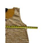 W5 Women Size Large Mustard Cream Sleeveless Blouse Top Shirt (23-411) Photo 6