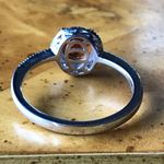 Natural Hessonite Garnet Sterling Silver Ring Size 9 Red Photo 3