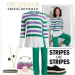 Etcetera  striped knit sweater NWT Photo 5