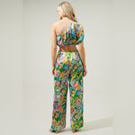 Sugar Lips  Vibrant Floral One-Shoulder Jumpsuit one shoulder‎ lanai medium Photo 2