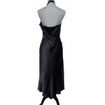 Jonathan Martin Jonathon Martin Studio 100% Silk Black Halter Midi Dress Size 10 Wedding Guest Photo 2