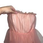 Lovers + Friends NEW NWT  Bobbit Strapless Tulle Maxi Gown In Blush Pink Photo 3