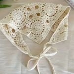 Handmade Crochet  Lace Triangle Scarf Headband Hair Accessories Bohemian NEW Photo 1