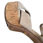 Veronica Beard  Lucille Cork‎ Suede Platform Sandals Photo 4