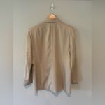 Jacqueline Ferrar VINTAGE 90s  Oversized Neutral Tan Women’s Blazer‎ Misses Sz 16 Photo 8