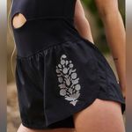 Free People NWT  Righteous Reflective Logo Runsie in Black Combo Photo 2