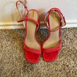 Sam Edelman  Women's Kia Pink Velvet Heels Photo 6