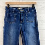 Free People  Dark Wash Patch Pocket Skinny Jeans Size 25 Photo 3