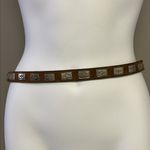 Brazos Joe Belt Co. Nocana, Texas, USA Thin Concho Belt Silver Photo 1