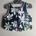 Clover Canyon  Women's Garden Plaid Crop Tank size Extra Small Photo 1