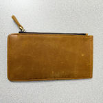 Jack & Chris Leather Wallet Cards Cash Zip Pocket Snap Embossed Distressed Brown Photo 6