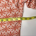 Victoria's Secret Victoria’s Secret Vintage Orange & White Snowflake Thermal Pajama Top Photo 7