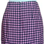 Ann Taylor NWT Vintage  Pink & Navy Wool Blend Tweed Pencil Skirt Sz 10‎ Photo 4