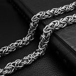 Link Chain Bracelet for Men Women,Streetwear Punk Hip Hop Unisex Bracelet Silver Photo 1