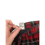 Vintage Sarah English women's red and green plaid corduroy shorts size 10 Photo 2