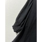 The Pioneer Woman Black Textured Puff Sleeve V Neck Top Womens XL 16 18 Size undefined Photo 4