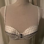 ABS Allen Schwartz Retro Polka Dot Demi Bra Photo 1