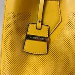 A. Bellucci Italian leather mustard yellow bag B93 Yellow Photo 3