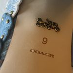 Coach : Blue Mae (G3689) Mule  Sandals- Tea Rose Appliqué- 9 Photo 7