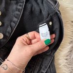 Princess Polly Black Holly asymmetrical crossover waist straight leg jean Photo 8