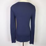 Old Navy Navy Blue Basic Crew Neck Long Sleeve Shirt Medium Photo 5