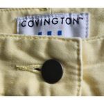 Covington  Womens Size 12 Yellow Stretch‎ Capri Pants Cropped Casual Photo 1