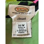 Talbots Bright Tropical Floral Silk Cotton Blend Short Lined Skirt Size 20W Photo 6