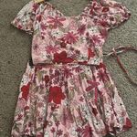 Pink Floral Top/Skirt Set Multiple Photo 0
