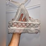 Victoria's Secret Sheer Lace Halter Bralette Wired Balconette Photo 2