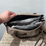 NEW Stone & Co. Megan Satchel Tan/Brown Leather Crossbody Purse 2 Toned 12x4.5x9 Tan Photo 5