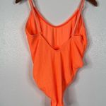 Good American  Neon Orange One Piece Swimsuit Size 5/6 Photo 1