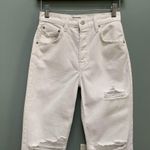 Reformation Cynthia High Relaxed Jean White Destroyed 24 Photo 5
