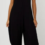 Nicole Miller  Black V-Neck Jumpsuit Photo 0