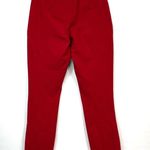 Theory Red Merryn New Recovery Skinny Pants Size 2 Photo 2