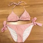 J.Crew  Pink Seersucker Bikini Photo 0