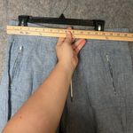 Athleta Woman Size 10 Blue Cabo 100% Linen Jogger Pants Photo 5