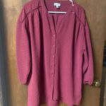 Wonderly - Burgundy blouse by  size xl Photo 0