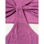 Gab & Kate Orchid Twisted Tie Cut Out Bodycon Mini Dress Sz L Women Photo 4