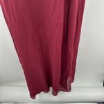 Birdy Grey  Gwennie Chiffon Bridesmaid‎ Maxi Dress in Cabernet Red Sz M NEW Photo 4