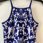 AQUA Damask Halter Mini Dress Photo 2