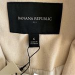 Banana Republic NEW! Tan Beige Double Breasted Sleeveless Blazer Vest Size 6 Photo 7