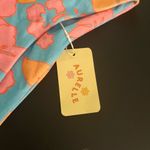 Aurelle Floral Bikini women’s size large Blue Photo 2