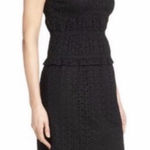 Classiques Entier Black Womens 6 Sleeveless Dress Eyelet Elastic Lace Waistband Photo 0